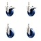Service Caster 4 Inch 316SS Solid Polyurethane 3/8 Inch Threaded Stem Caster Lock Brake, 2PK SS316TSTTL20S414-SPUS-381615-2-S2 - alternate 2